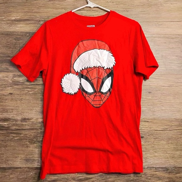 Marvel Red Spider-Man Holiday Tee - Picture 1 of 5